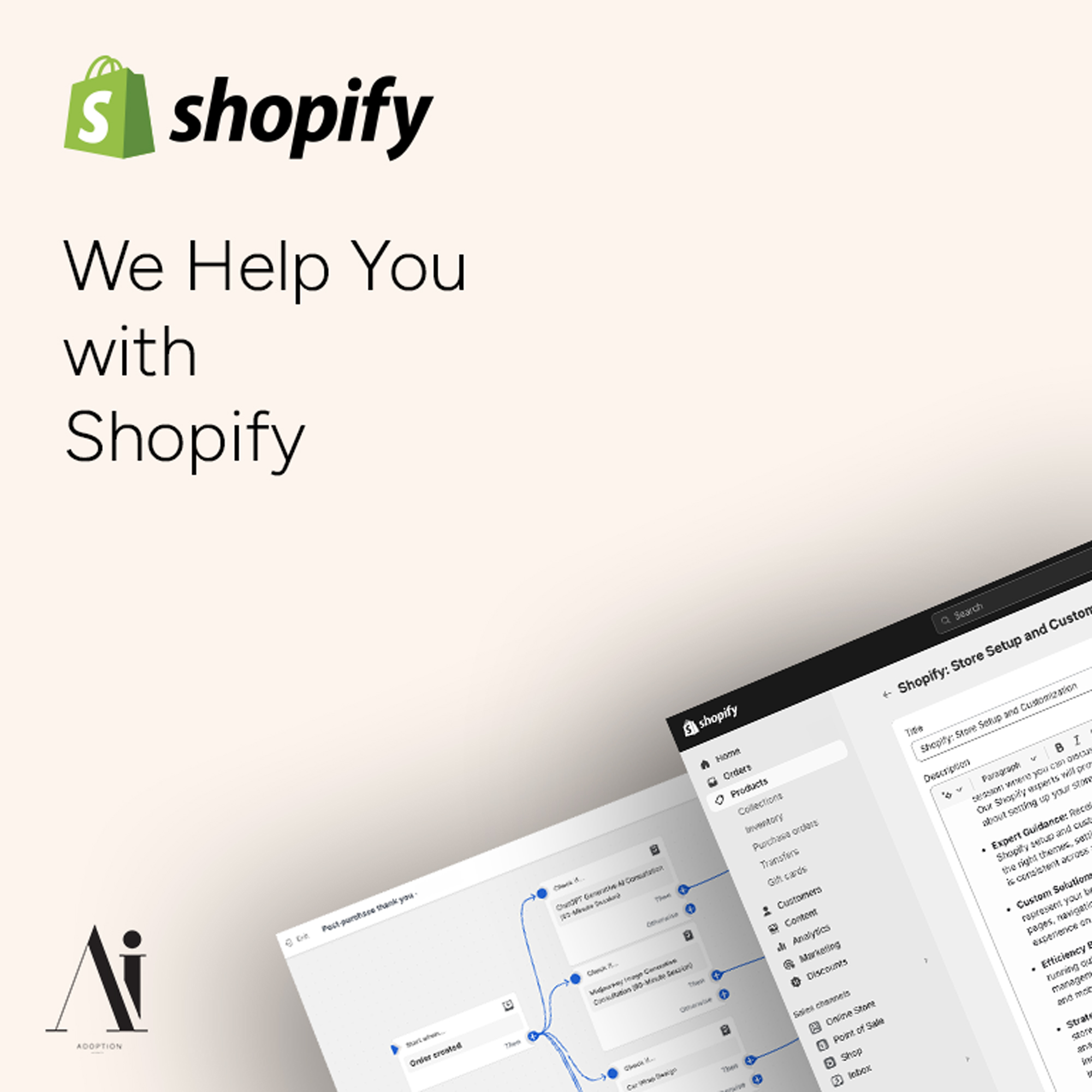 We Help You with Shopify